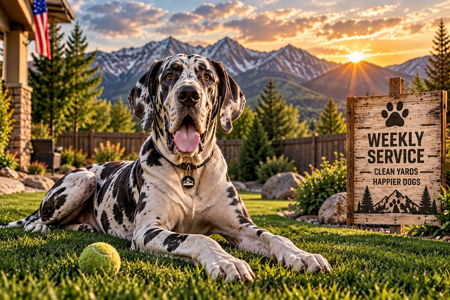 Weekly pet waste removal service for dog owners in Juab County, Utah